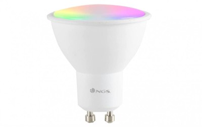 Bec LED inteligent NGS GLEAM510C Wi-Fi RGB+W, 5W GU10 460LM - RESIGILAT foto