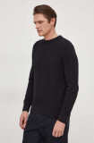 Cumpara ieftin BOSS pulover de bumbac culoarea negru, light 50506022