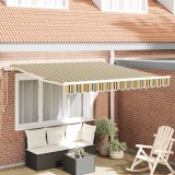 Gossi marcheaza retractabila automata verde si galben 350x250 cm, Gossi material de inlocuire pentru marcheaza pentru cadru de 3.5x2.5 m verde si galb