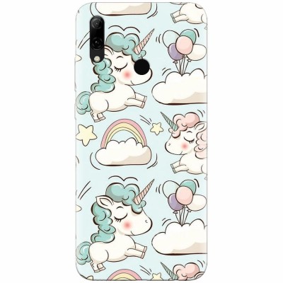 Husa silicon pentru Huawei P Smart 2019, Unicorns And Clouds foto