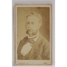 FOTOGRAFIE C.D.V. , STUDIO GEBR . H . und F. KIEPERT , MITAU , SFARSITUL SEC. XIX
