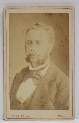 FOTOGRAFIE C.D.V. , STUDIO GEBR . H . und F. KIEPERT , MITAU , SFARSITUL SEC. XIX foto