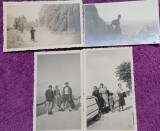 Set de 4 Fotografii, Stella, mama lui Geo Litarczek, parintele radiologiei romanesti, in excursie prin Bucegi 1931, 1937 si la Turtucaia 1936