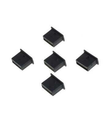 Set 5 capace de protectie OTB pentru USB-A negru foto