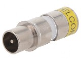 Conector coaxial 9,5mm IEC 169-2 mufă tată RG6 crimpare