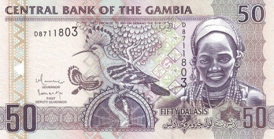 Gambia 50 Dalasi ND (2006-2013) - P28b UNC !!! foto