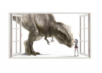 Sticker decorativ cu Dinozauri, 85 cm, 4255ST foto