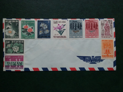 Plic par-avion cu timbre Vietnam-Sud-per.1960 foto