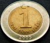 Moneda bimetal 1 LIRA - TURCIA, anul 2005 *cod 3658 = A.UNC, Europa