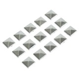 Accesorii cromate decorative, autoadezive, 10x10mm, 15 bucati Automobile ProTravel
