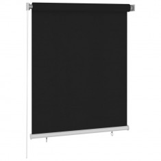 vidaXL Jaluzea tip rulou de exterior, 120 x 140 cm, negru