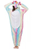 PJM60-1222 Pijama intreaga kigurumi, model unicorn multicolor, L/XL, M, M/L, S