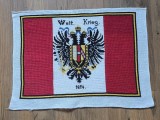 VECHI GOBLEN CU VULTURUL BICEFAL IMPERIAL AUSTRO-UNGAR, PRIMUL RĂZBOI 1914