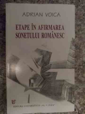 Etape In Afirmarea Sonetului Romanesc - A. Voica ,535422