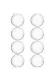 Cumpara ieftin Set opritoare de ușă, bare de protecție pentru uși din cauciuc, 8 bucăți, transparente, 40 mm, JENUOS