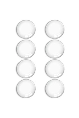 Set opritoare de ușă, bare de protecție pentru uși din cauciuc, 8 bucăți, transparente, 40 mm, JENUOS foto