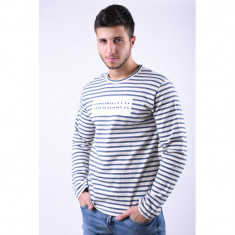 Bluza Bumbac Jack&amp;amp;Jones Harrow Cloud Dancer foto