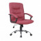 Scaun directorial GN02, ergonomic, cadru cromat, inaltime ajustabila, balans, 100 kg, bordo