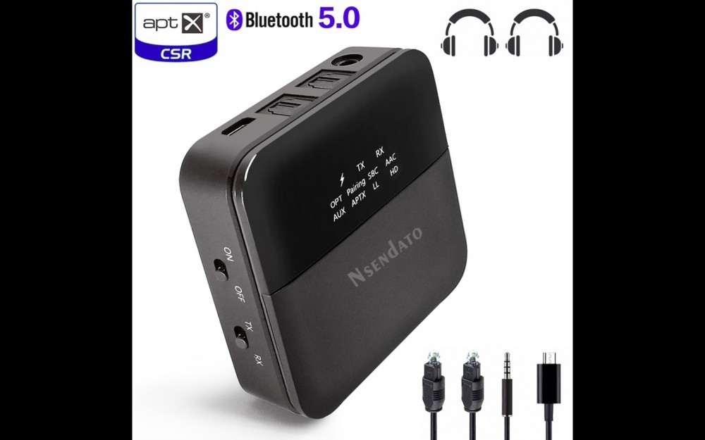Receiver Bluetooth 5.0 Audio transmitter receiver CSR8675 aptX HD