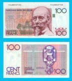 Belgia (pick 140) 100 Francs 1978-82 aUNC+ serie: 12400537152