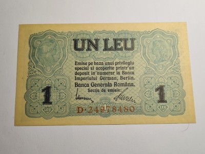 1 leu 1917 BGR UNC foto