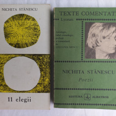 NICHITA STĂNESCU- 11 ELEGII (TIRAJ MIC) + POEZII, EDITIE COMENTATA- STEF. MINCU