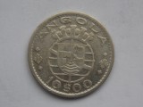 10 ESCUDOS 1955 ANGOLA-argint