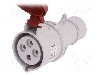 Conector alimentare AC, IEC 60309, IP44, 32A, 400V AC, 4 pini, PAWBOL - B.1041