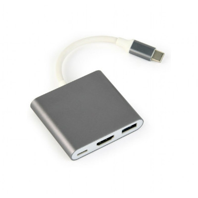 USB C to VGA Adapter GEMBIRD A-CM-HDMIF-02-SG foto