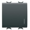 Intrerupator simplu cu led 2M Gewiss Chorus negru GW12032