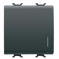 Intrerupator simplu cu led 2M Gewiss Chorus negru GW12032