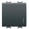 Intrerupator simplu cu led 2M Gewiss Chorus negru GW12032