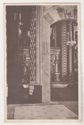 bnk cp Manastirea Curtea de Arges - Interior - Nartica - circulata 1931 foto