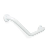 Maner siguranta baie inox 45 grade, bara sprijin cada si dus, suport perete 25+25 cm