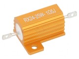 Rezistor bobinat cu radiator 1,5&Omega; 25W &plusmn;5% 50ppm/&deg;C pentru lipit