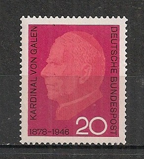 Germania.1966 20 ani moarte Cardinal C.A.Graf Galen MG.213 foto