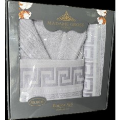 Set halat + 2 prosoape baie Moti