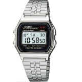 Ceas bărbătesc Casio Digital Alarm Chrono din oțel inoxidabil A159WA-N1DF