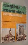 ENGLISH-ROMANIAN conversation book/Ghid de conversatie englez-roman, vintage - Mihai Miroiu, de buzunar/portable, Editura Sport-Turism, 1976