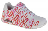 Cumpara ieftin Pantofi pentru adidași Skechers Uno-Spread The Love 155507-WRPK alb