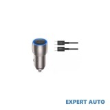 Incarcator auto smart quick charge usb pd 40w type c+cablu type-c cod:xo-cc51-q190a Alta marca Alt model #7