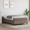 vidaXL Cadru de pat fără saltea, gri taupe, 120x200 cm, textil 3120850