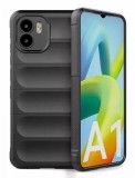 Husa Wave din Silicon compatibila Xiaomi Redmi A1 / A2 Anti-Shock, Negru, Oem