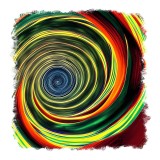 Cumpara ieftin Sticker decorativ Abstract, Multicolor, 55 cm, 11765ST, Oem