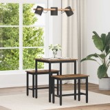 vidaXL Mese de sufragerie METAL 892618