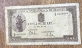 BNKRO05 Romania 500 lei 1941 X/9