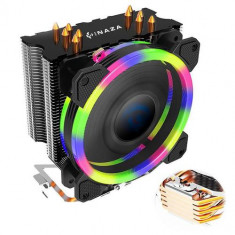 Cooler CPU Inaza Polar 5, iluminare RGB, 1 x 120mm
