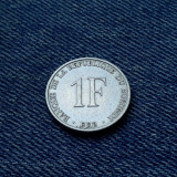 1o - 1 Franc 1976 Burundi / primul an de batere, Africa
