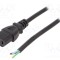 Cablu 3x0,75mm2 IEC C13 mamă 1,8m negru 10A 250V LIAN DUNG