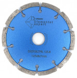 Disc Diamantat Pentru Taiere De Rosturi De Dilatare In Beton Si Sapa 125x22.2 Mm Cu Grosime De 8 Mm Standard Profesional - Blueline